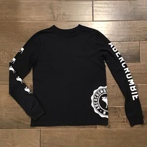 Abercrombie kids black long sleeve tee
